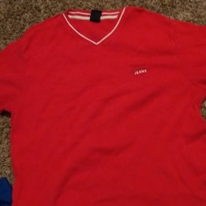Man red TOMMY Jeans sweatshirt